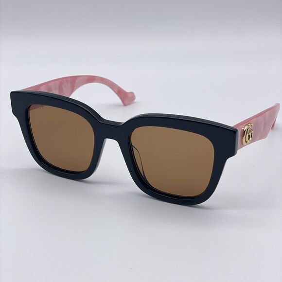 BRAND NEW GUCCI GG0998S 005 Black/Pink/Brown Women Sunglasses - Picture 6 of 11